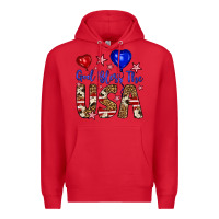 Red god bless the usa Premium Hoodie - Artiststas