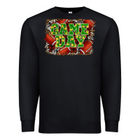 Black christmas game day Premium Sweatshirt - RanaPortraitStore