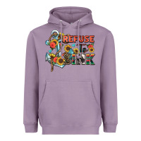 Lavender refuse to sink Heavyweight Hoodie - Zillion Design Studio