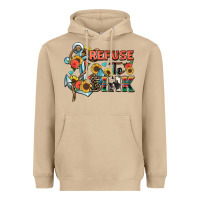 Mushroom refuse to sink Heavyweight Hoodie - Zillion Design Studio