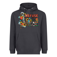 Smoke refuse to sink Heavyweight Hoodie - Zillion Design Studio