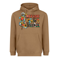 Toasted Coconut refuse to sink Heavyweight Hoodie - Zillion Design Studio