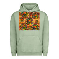 Pigment Oil Green autism awareness cowhide leopard sunflower Urban Hoodie - Artiststas