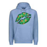 Colony Blue St. Patrick's Day Lip Premium Hoodie - Jasminsmagicworld