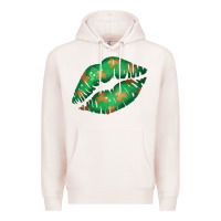 Pale Pink St. Patrick's Day Lip Premium Hoodie - Jasminsmagicworld