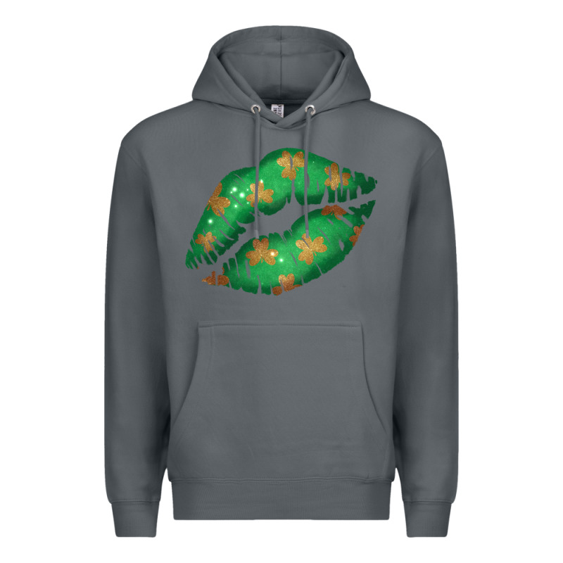 St. Patrick's Day Lip Premium Hoodie by Jasminsmagicworld | Teevron