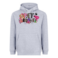 Heather Grey pet groomer Heavyweight Hoodie - Zillion Design Studio