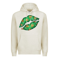 Oatmeal Heather St. Patrick's Day Lip Premium Hoodie - Jasminsmagicworld
