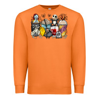 Carrot cartoon characters coffee cups Premium Sweatshirt - Zillion Design Studio