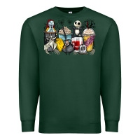 Sports Green cartoon characters coffee cups Premium Sweatshirt - Zillion Design Studio