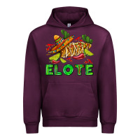 Mauve Wine Elote corn sombrero lime and  cactus Urban Hoodie - AdoDesignShop