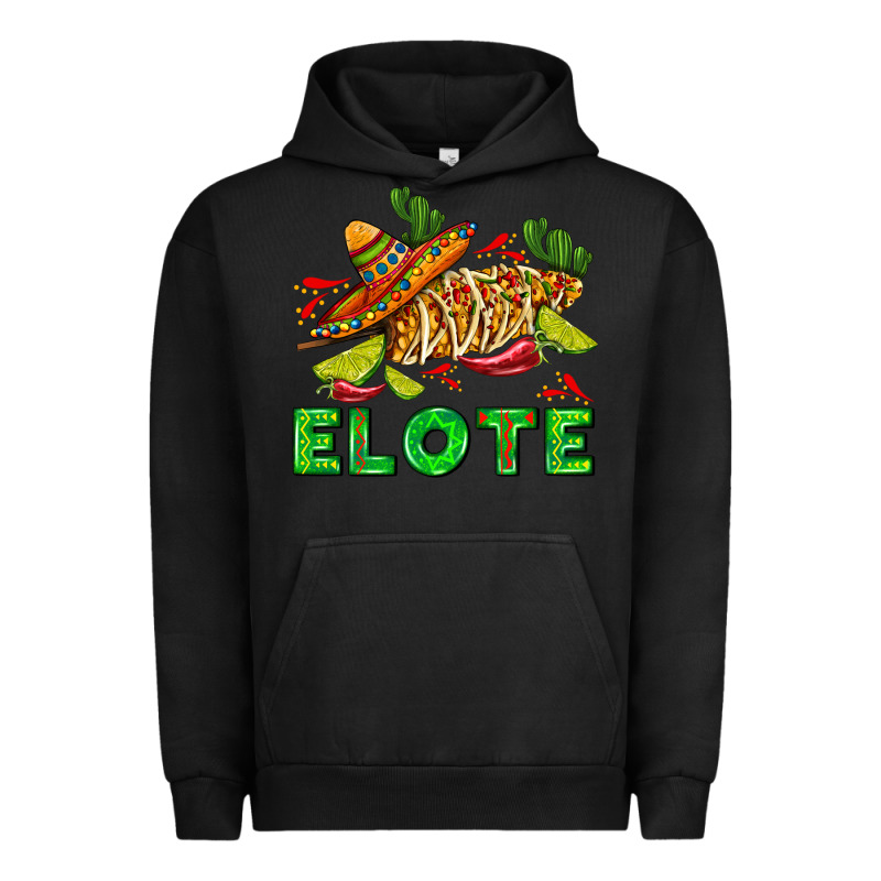 Elote Corn Sombrero Lime And  Cactus Urban Hoodie by AdoDesignShop | Teevron