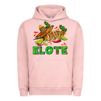 Pigment Salmon Elote corn sombrero lime and  cactus Urban Hoodie - AdoDesignShop