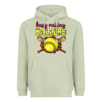 Matcha busy raising ballers softball Heavyweight Hoodie - texasbilliewilder
