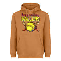 Meerkat busy raising ballers softball Heavyweight Hoodie - texasbilliewilder