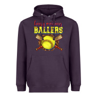 Plum busy raising ballers softball Heavyweight Hoodie - texasbilliewilder