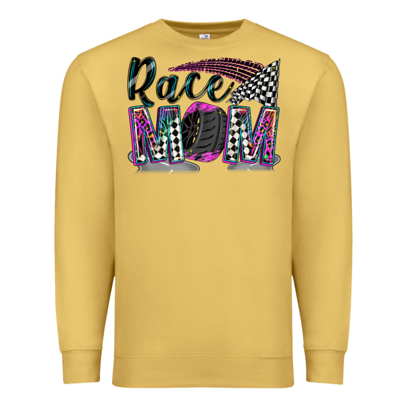 Race Mom Premium Sweatshirt by Zillion Design Studio | Teevron