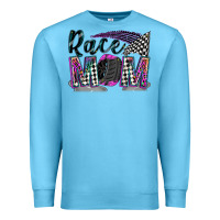Ocean Blue race mom Premium Sweatshirt - Zillion Design Studio