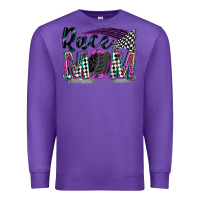 Purple race mom Premium Sweatshirt - Zillion Design Studio