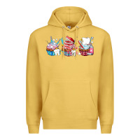 Antique Gold dental cupcakes Premium Hoodie - AdoDesignShop