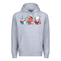 Heather Grey dental cupcakes Premium Hoodie - AdoDesignShop