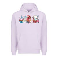 Lilac dental cupcakes Premium Hoodie - AdoDesignShop