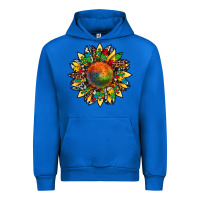 Cobalt autism awareness cowhide leopard sunflower Urban Hoodie - Artiststas