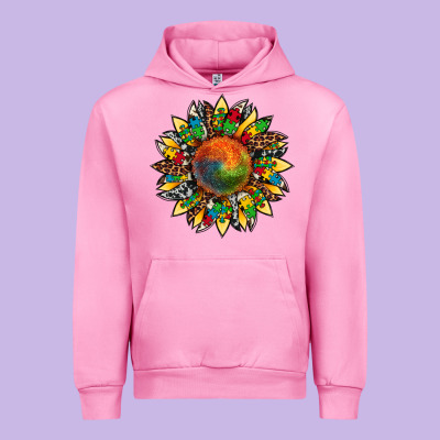 Autism Awareness Cowhide Leopard Sunflower Urban Hoodie Designed By Artiststas
