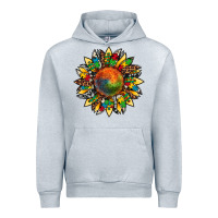 Heather Grey autism awareness cowhide leopard sunflower Urban Hoodie - Artiststas