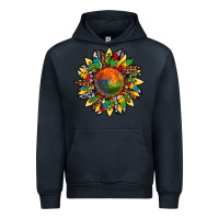 Navy autism awareness cowhide leopard sunflower Urban Hoodie - Artiststas