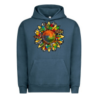 Pigment Midnight Navy autism awareness cowhide leopard sunflower Urban Hoodie - Artiststas