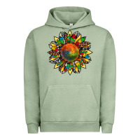 Pigment Oil Green autism awareness cowhide leopard sunflower Urban Hoodie - Artiststas
