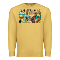 Pet Groomer Coffee Cups Premium Sweatshirt | Teevron