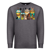 Charcoal Heather pet groomer coffee cups Premium Sweatshirt - Zillion Design Studio