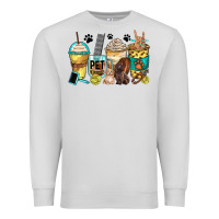 Dove Grey pet groomer coffee cups Premium Sweatshirt - Zillion Design Studio
