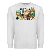Oatmeal Heather pet groomer coffee cups Premium Sweatshirt - Zillion Design Studio