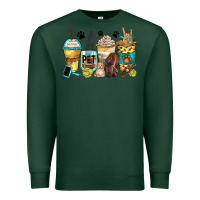 Sports Green pet groomer coffee cups Premium Sweatshirt - Zillion Design Studio