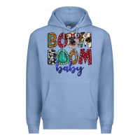 Colony Blue boom boom baby Premium Hoodie - Artiststas