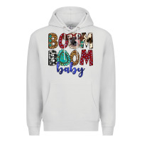 Dove Grey boom boom baby Premium Hoodie - Artiststas