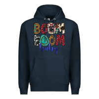 Navy boom boom baby Premium Hoodie - Artiststas