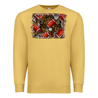 Antique Gold christmas football Premium Sweatshirt - RanaPortraitStore