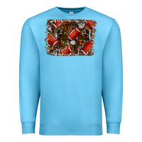 Ocean Blue christmas football Premium Sweatshirt - RanaPortraitStore