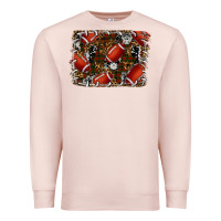 Pale Pink christmas football Premium Sweatshirt - RanaPortraitStore