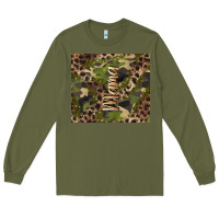 Army Green camouflage mama Long Sleeve Tee - BarkalooDesign