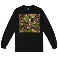 Black camouflage mama Long Sleeve Tee - BarkalooDesign
