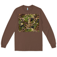 Chestnut camouflage mama Long Sleeve Tee - BarkalooDesign