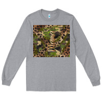 Heather Grey camouflage mama Long Sleeve Tee - BarkalooDesign