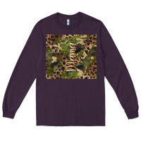 Plum camouflage mama Long Sleeve Tee - BarkalooDesign
