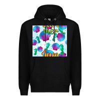 Black seahorse and sea shell seamless pattern Premium Hoodie - BundleAndBundleShop