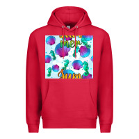 Cardinal seahorse and sea shell seamless pattern Premium Hoodie - BundleAndBundleShop